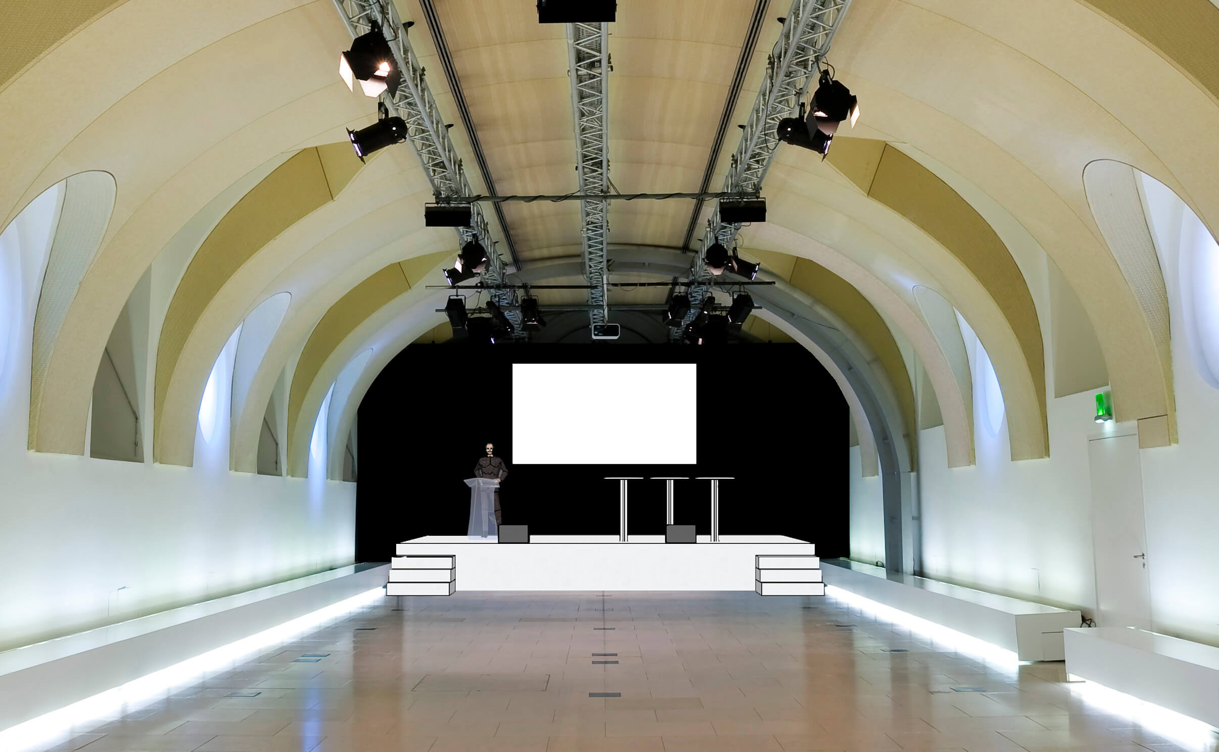 MQ - Visualisierung Bühne